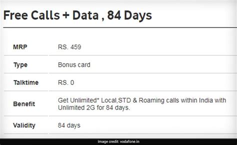 459 vodafone recharge details